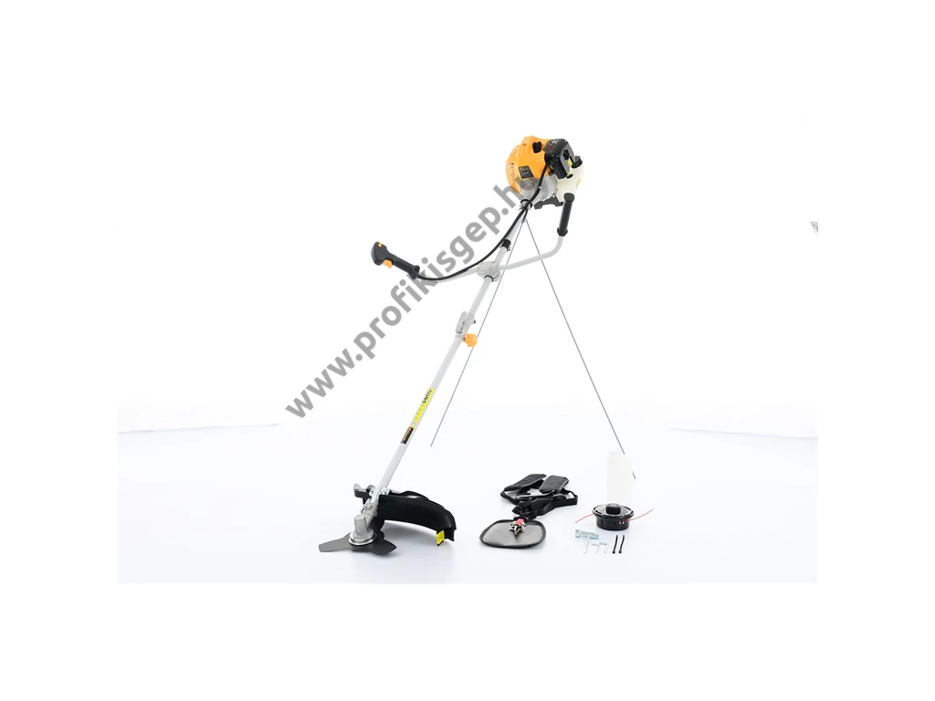 Riwall RPB 510 benzinmotoros bozótvágó, fűkasza 51,7cm3, 2,0Le, damilfej, vágótárcsa
