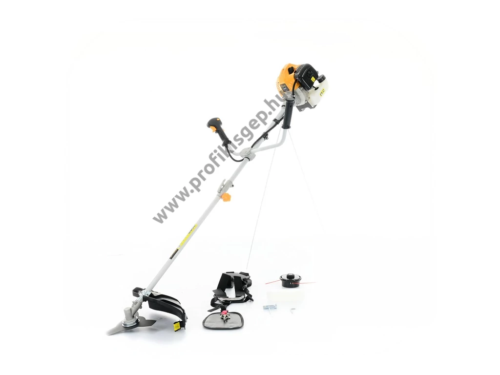 Riwall RPB 420 benzinmotoros bozótvágó, fűkasza 42,7cm3, 1,6Le, damilfej, vágótárcsa