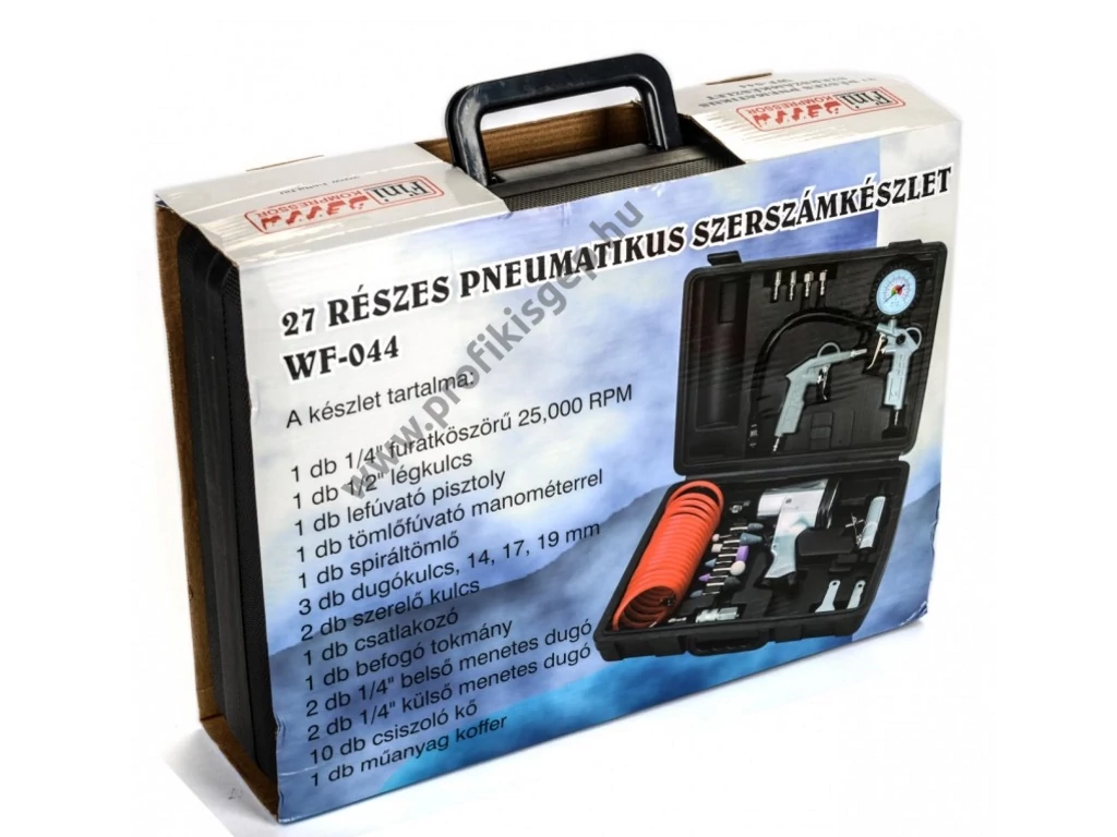 Betta WF044 Pneumatikus légkulcs 1/2 " 425Nm, lefuvató pisztoly, furatköszörű, műanyag koffer