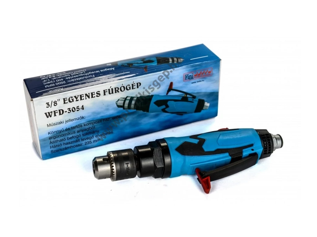 Betta WFD3054 Pneumatikus fúró egyenes, fogaskoszorús tokmány 10mm-ig, 10Nm,