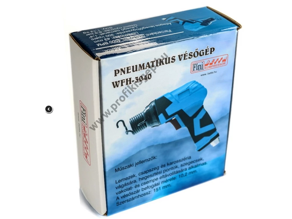 BETTA WFH3040 Pneumatikus vésőgép, 10,2mm befogó, 4.500 ütésszám