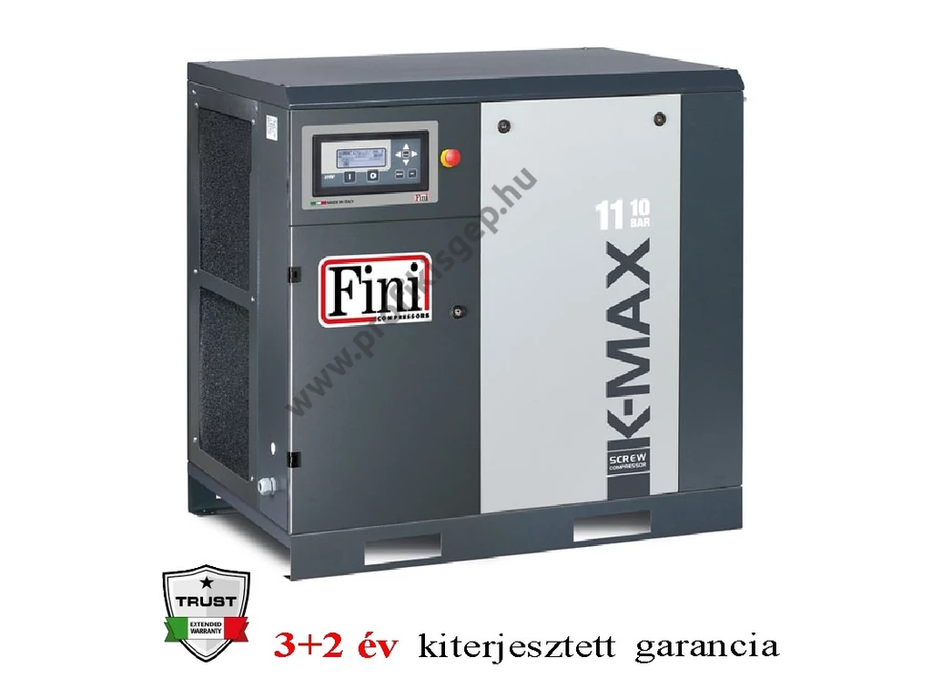 FINI  K-MAX 1510 (IE3) CSAVARKOMPRESSZOR 2100l/perc 10 bar tartály nélkül  400V