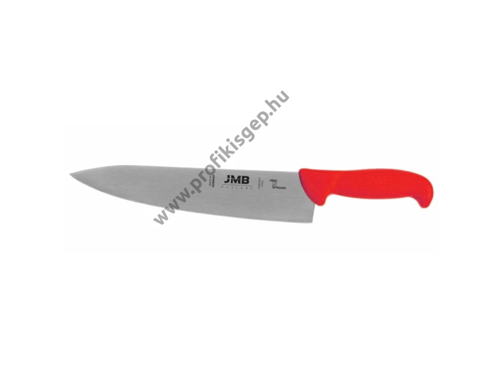 JMB szakácskés 250mm pengével piros