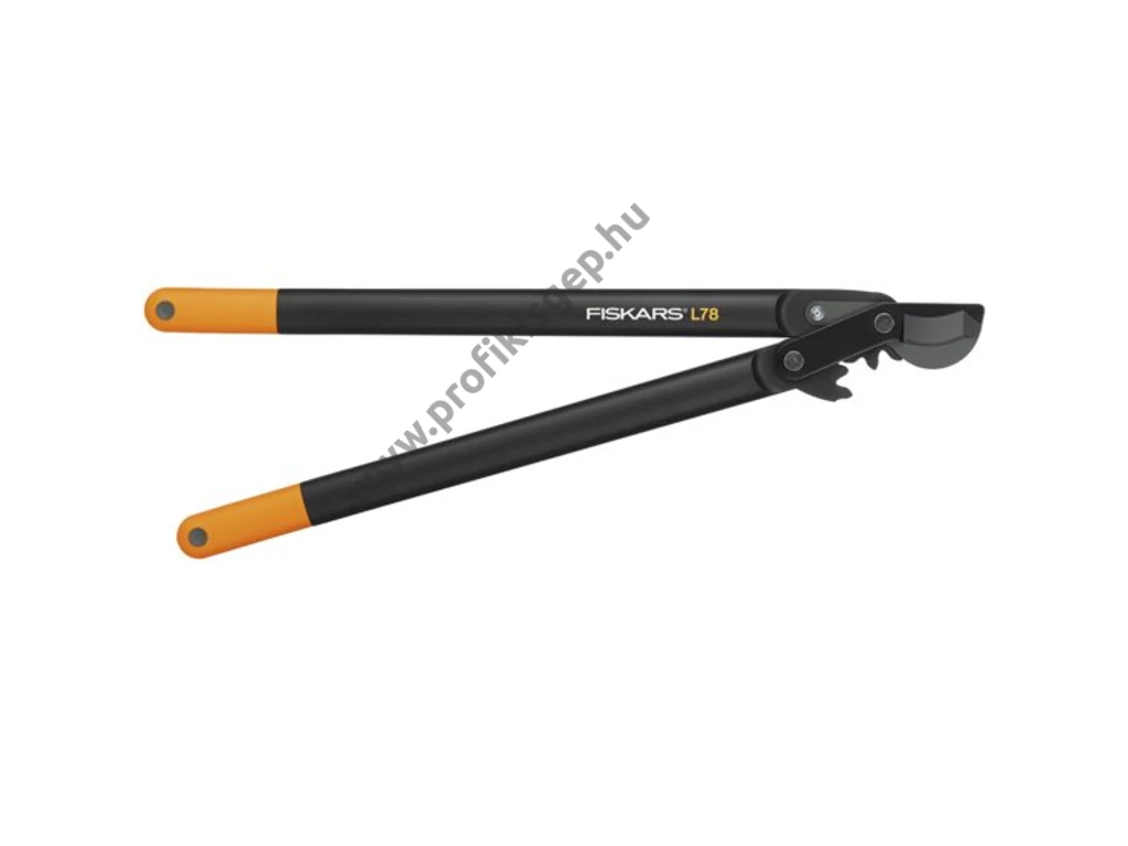 FISKARS PowerGear™ műanyag fogaskerekes ágvágó, horgos fejű (L) L78