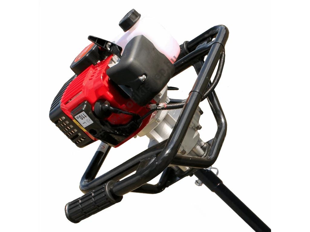 Bisonte BTA-25M-ACC1 benzinmotoros földfúró, gödörfúró, 58cm3, 2.5Le, 150mm, 200mm fúrószár KÜLÖN rendelhető