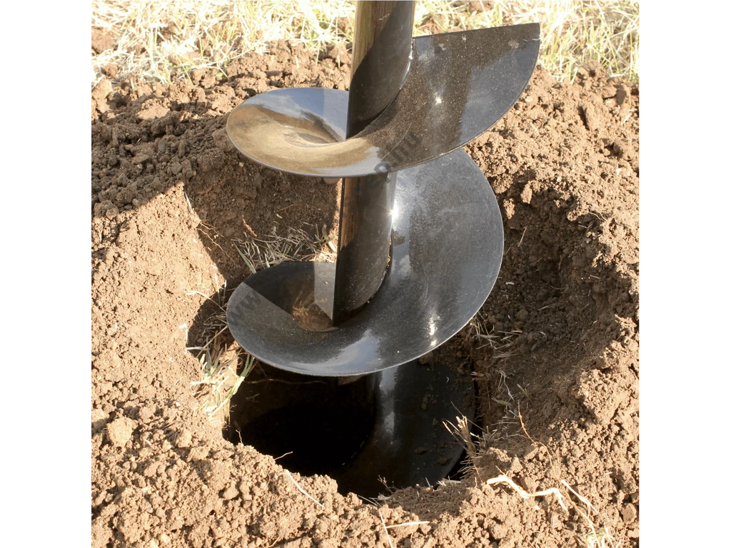 Bisonte BTA-25M-ACC1 benzinmotoros földfúró, gödörfúró, 58cm3, 2.5Le, 150mm, 200mm fúrószár KÜLÖN rendelhető