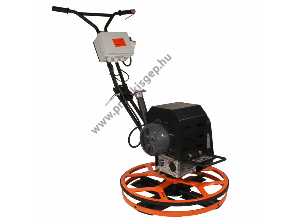 BISONTE EP600-E rotoros simító 2.2kW/230V, Ø 600 mm, lapátok száma: 4 db, behajtható nyéllel