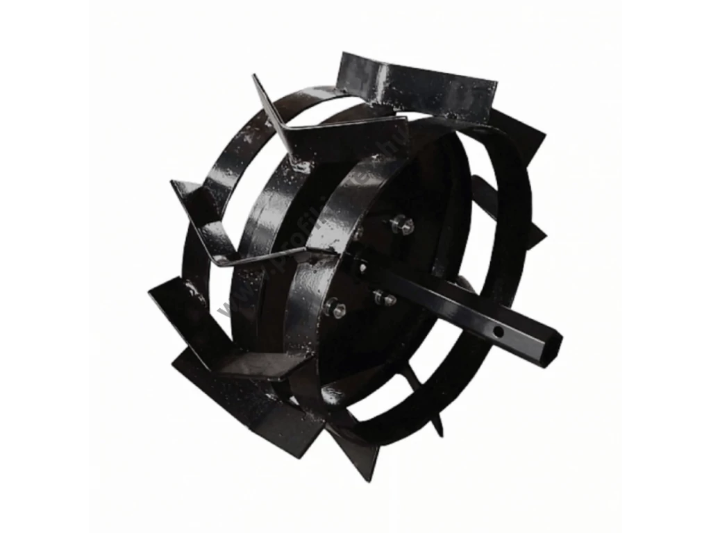 Bisonte BTA-16SGE Benzinmotoros kapálógép, rotációs kapa, 16 Le, 420cm3, 2x5 kapatag, 2+1 sebesség, +gumikerék, váltvaforgató eke, fémkerék