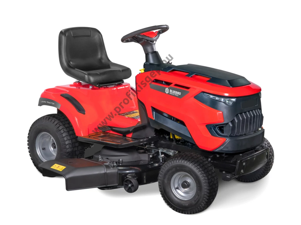 BLUEBIRD LT SD 108H oldalkidobós fűnyíró traktor hidrosztatikus meghajtással, 108cm, LONCIN 452cm3 - ÖSSZESZERELVE ÉS HASZNÁLATRA KÉSZEN SZÁLLÍTJUK!
