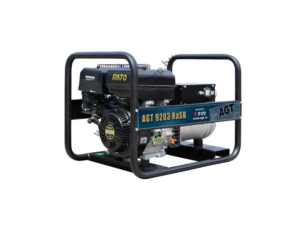 AGT 9203 RaASB Áramfejlesztő háromfázisú RATO 420cm3,  3 fázis 8,5 kVA, 1 fázis 4,5 kVA
