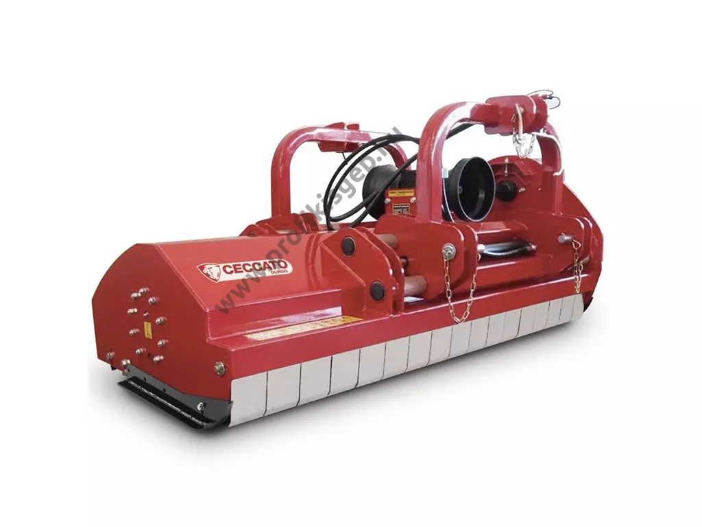 Ceccato szárzúzó Trincione 400 Spostamento Idraulico 1400mm hidraulikus magasságállítás, 20x1,2kg kalapács