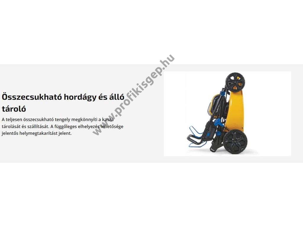 Cub Cadet LM5 E51R Akkumulátoros önjáró fűgyűjtős fűnyíró, 51cm, 60V, mulcsbetét, akku és töltő nélkül
