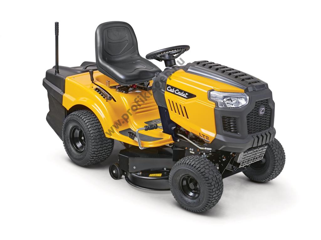 Cub Cadet LT2 NR92 fűgyűjtős fűnyíró traktor hidrosztatikus meghajtással, 92 cm, OHV 439 ccm - ÖSSZESZERELVE ÉS HASZNÁLATRA KÉSZEN SZÁLLÍTJUK!