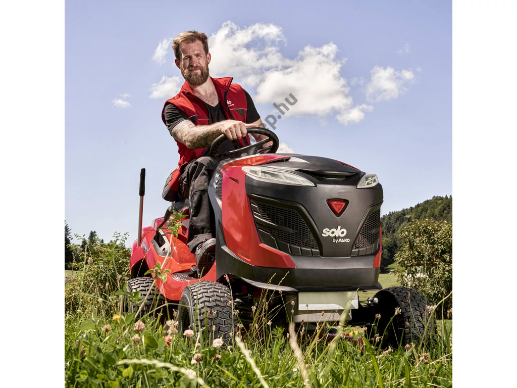 SOLO BY AL-KO T18-103.4 HD-A V2 COMFORT fűgyűjtős fűnyíró traktor, hidrosztatikus meghajtással, 103 cm, OHV 586 ccm,  - ÖSSZESZERELVE ÉS HASZNÁLATRA KÉSZEN SZÁLLÍTJUK!
