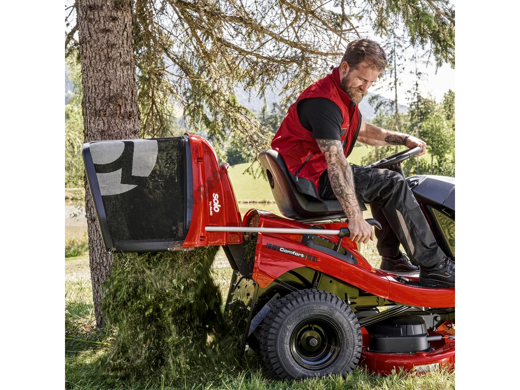 SOLO BY AL-KO T18-103.4 HD-A V2 COMFORT fűgyűjtős fűnyíró traktor, hidrosztatikus meghajtással, 103 cm, OHV 586 ccm,  - ÖSSZESZERELVE ÉS HASZNÁLATRA KÉSZEN SZÁLLÍTJUK!