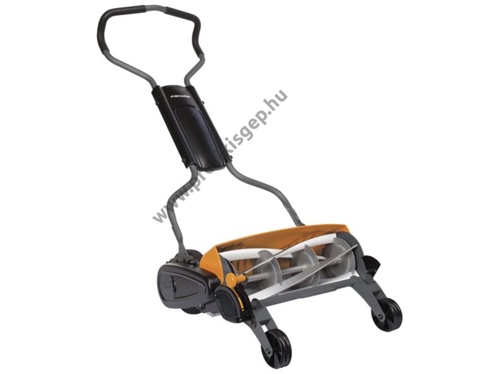 Fiskars STAY SHARP hengerkéses suhanó fűnyíró 46cm,