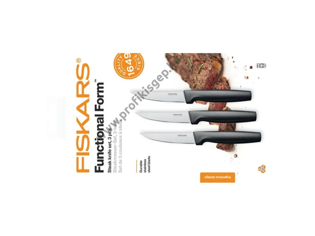 Fiskars Functional Form steak késkészlet 3 db-os
