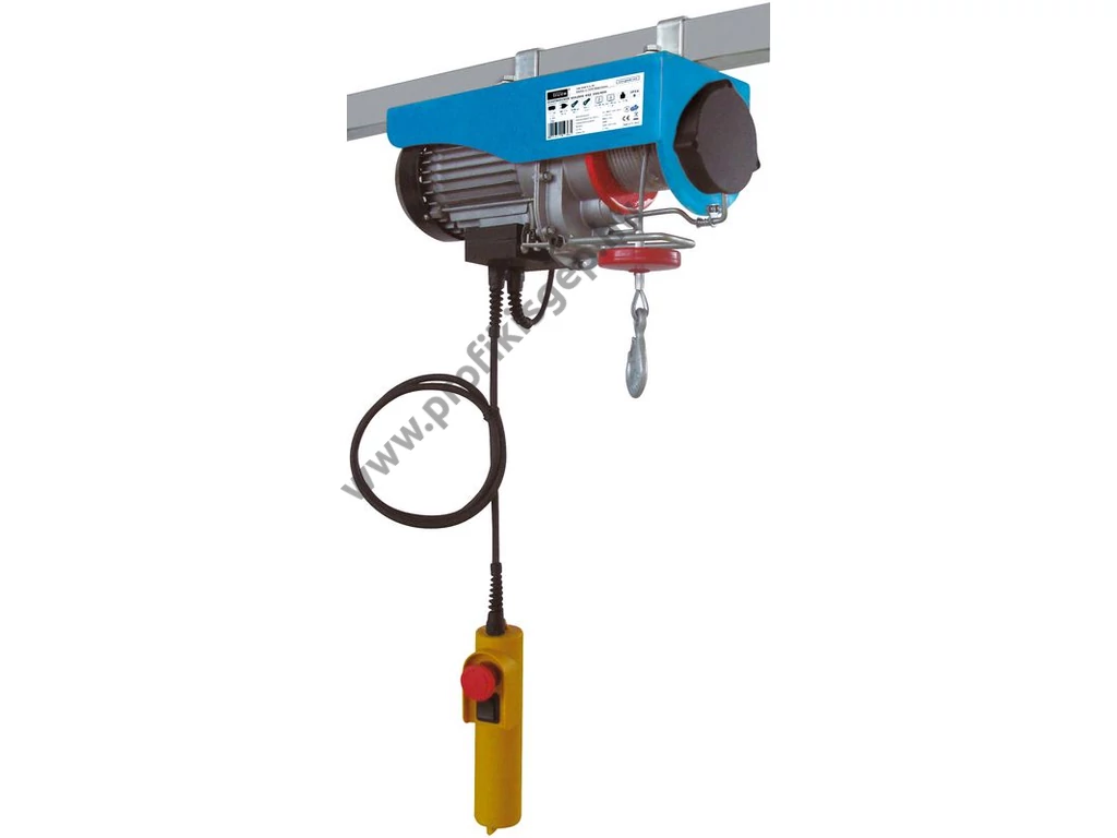 GÜDE GSZ 200/400L Elektromos csörlő, drótköteles emelő,  230V/750W, 200/400kg, 11/5.5 méter
