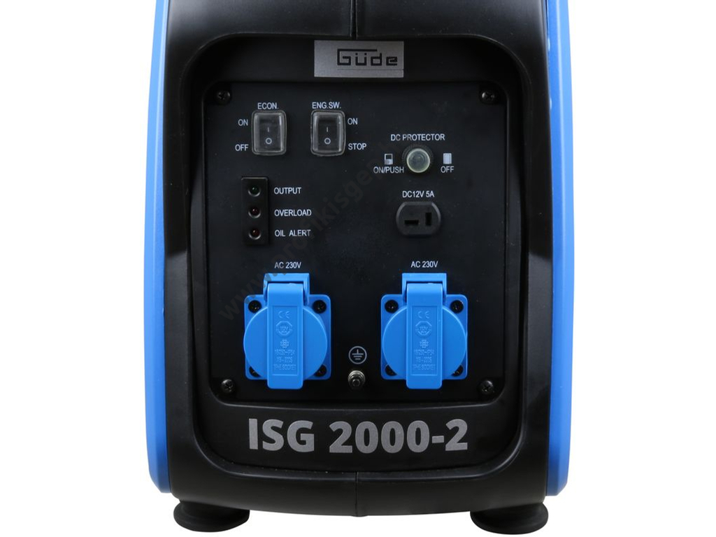 Güde ISG 2000-2 Egyfázisú áramfejlesztő Inverter, 230V, Max: 2000W, 7,9A, Motor: OHV, 99cm3