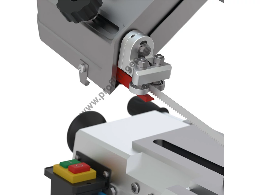 Güde MBSD 116 fém szalagfűrész, 230V, 550W, vágási átmérő: 115mm, állítató előtolás, szögvágás