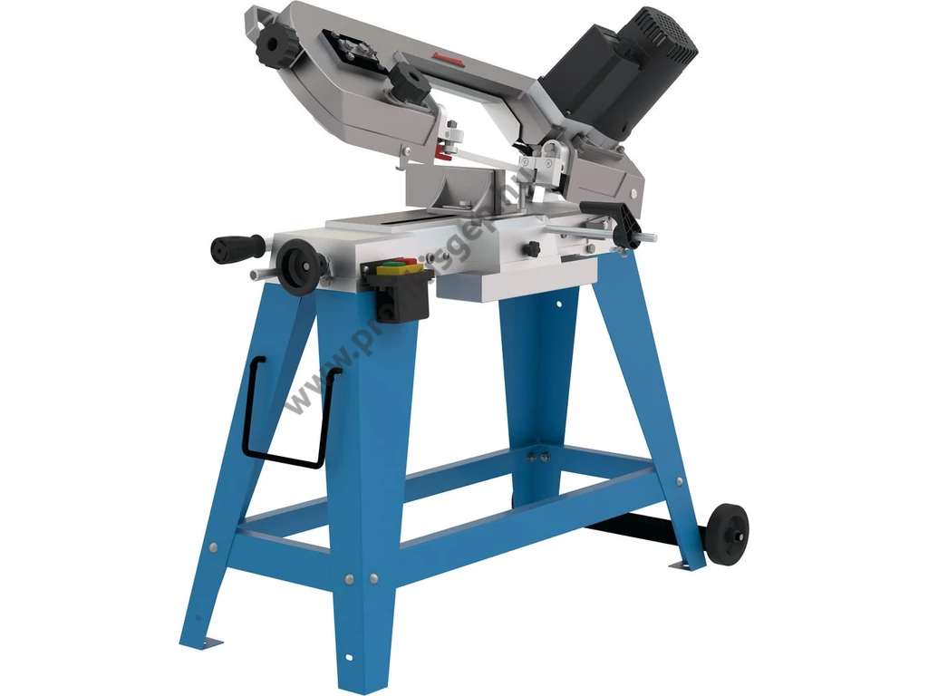 Güde MBSD 116 fém szalagfűrész, 230V, 550W, vágási átmérő: 115mm, állítató előtolás, szögvágás