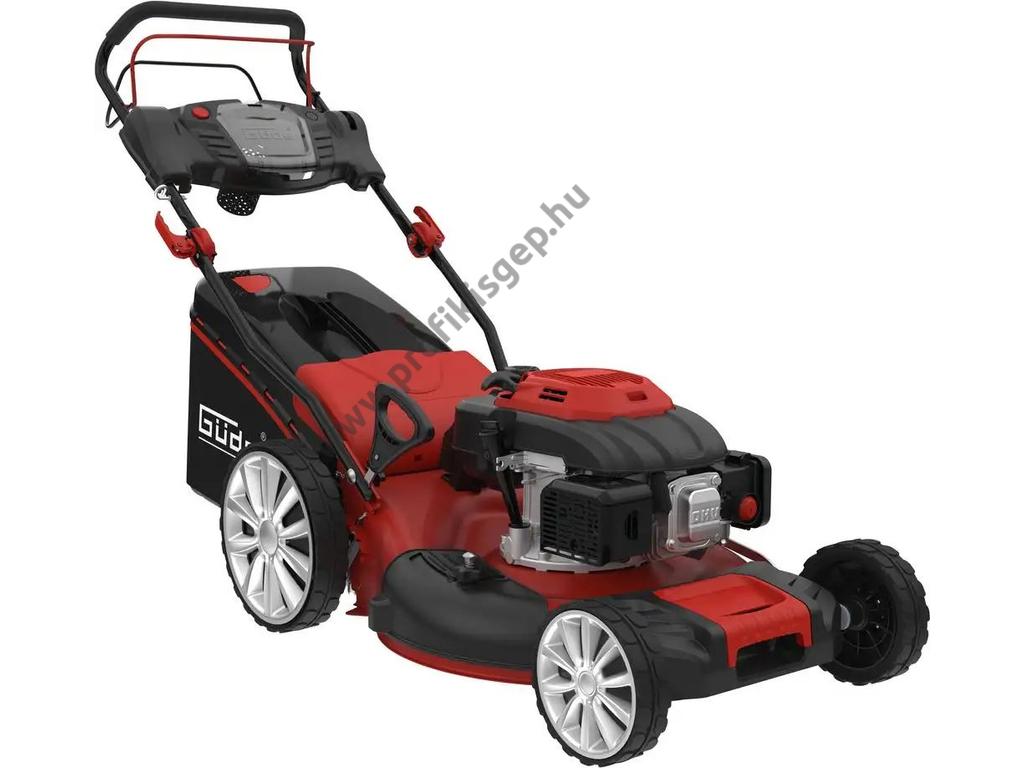 Güde BIG WHEELER 554.1 R LI-ES Benzinmotoros önjáró fűgyűjtős fűnyíró, 55cm, OHV 196cm3 ÖNINDÍTÓS (Li-Ion akku)