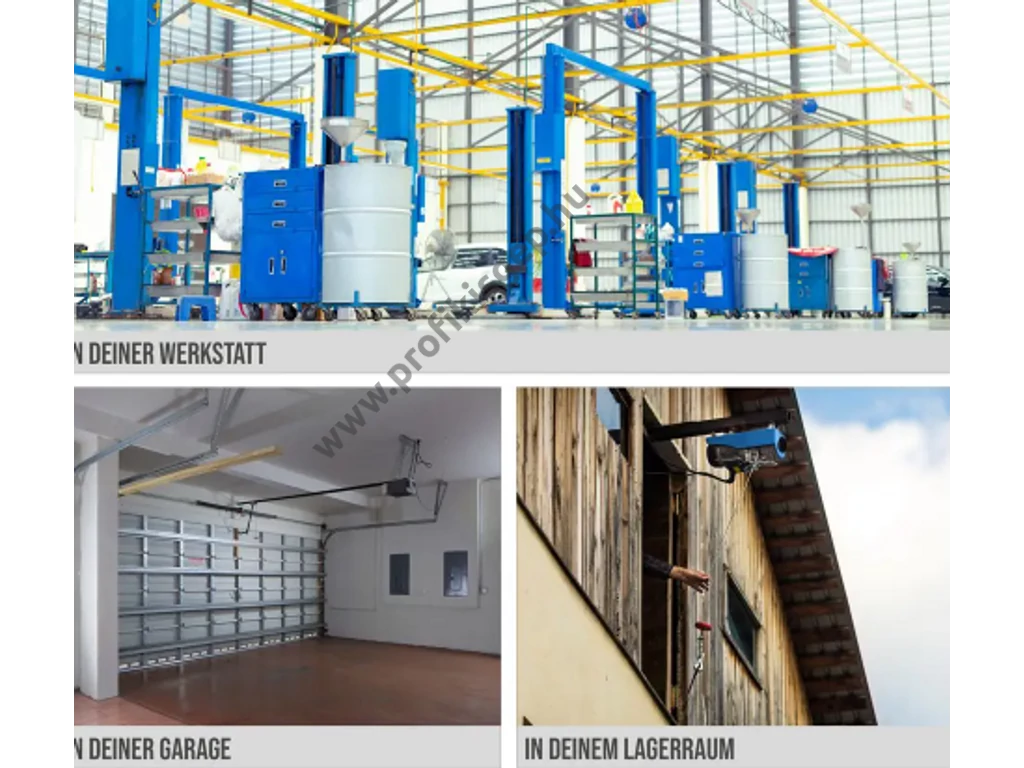 Güde GSZ 500/1000 Elektromos csörlő, drótköteles emelő,  230V/1600W, 500/1000kg, 12/6 méter