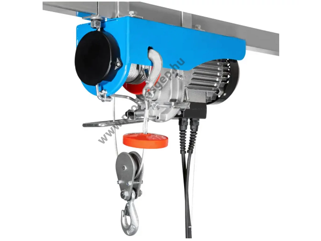 Güde GSZ 500/1000 Elektromos csörlő, drótköteles emelő,  230V/1600W, 500/1000kg, 12/6 méter