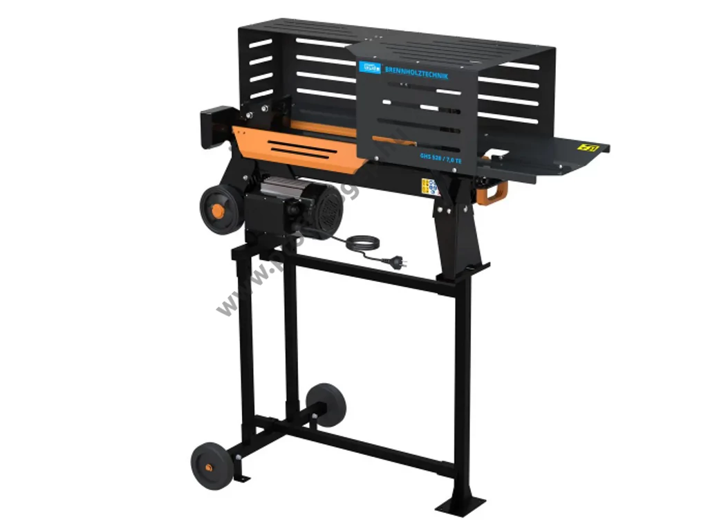 Güde GHS 520/7 TE fekvő rönkhasító, 7 tonna, 230V, 2300W, hossz: 52cm-ig