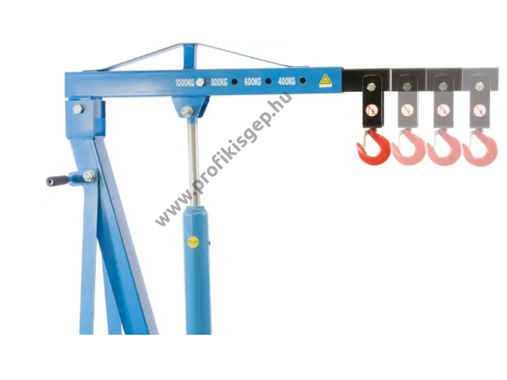 Güde Műhelydaru, motor kiemelő zsiráf, 1000kg, Emelési magasság: 868-958-1048-1138mm
