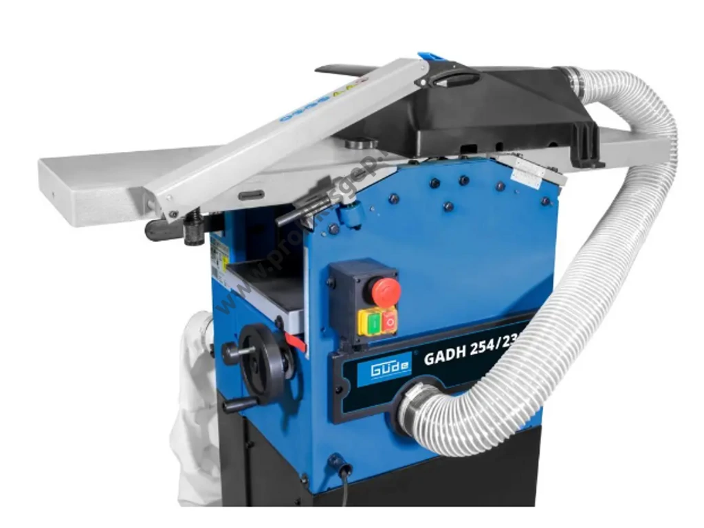 Güde GADH 254/230V Egyengető és vastagoló Kombinált gyalu 230V 1800W, max: 254mm, beépített elszívóval