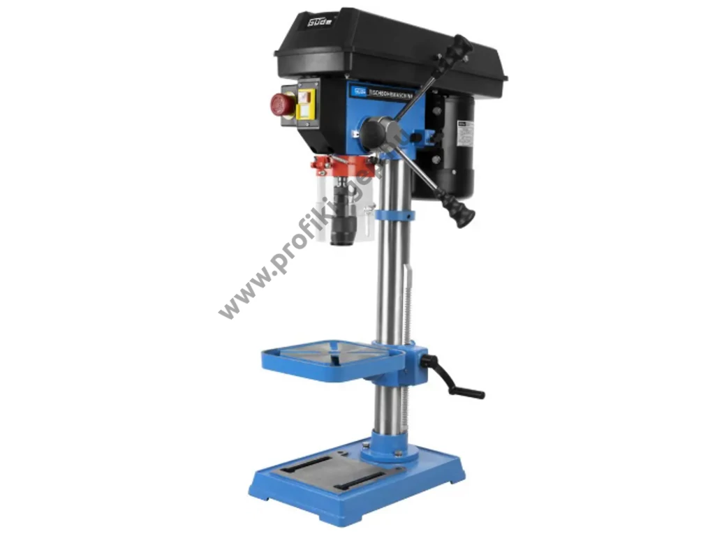 GÜDE GTB 16/605 elektromos oszlopos fúró, 600W/230V, 1-16mm gyorstokmány, 5 sebesség fokozat