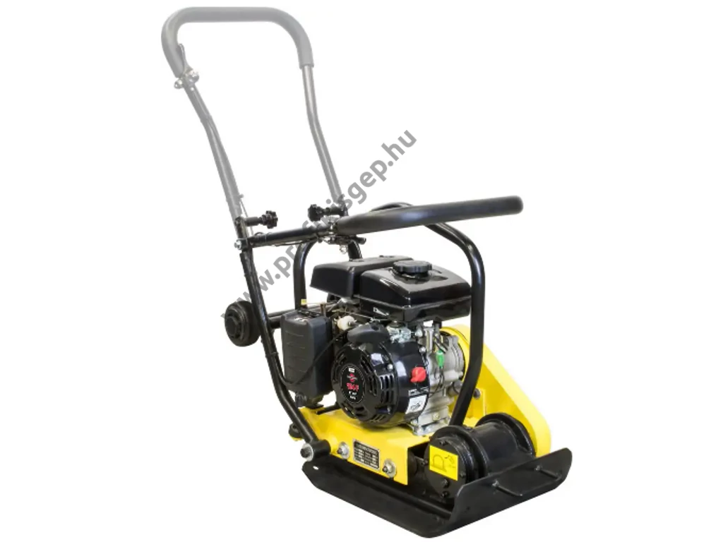 Güde GRP 50 lapvibrátor, Motor: OHV 79cm3, 8.5kN, 43x30cm, 61kg, szállítókerék, gumilap