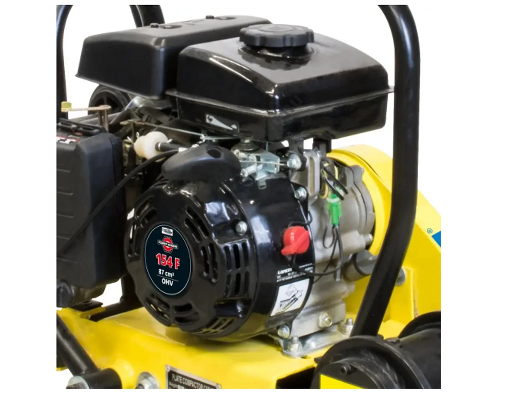 Güde GRP 50 lapvibrátor, Motor: OHV 79cm3, 8.5kN, 43x30cm, 61kg, szállítókerék, gumilap