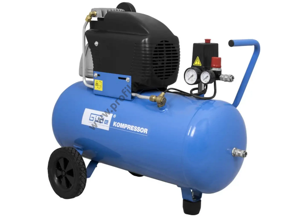 Güde 300/10/50 olajkenésű kompresszor, 250l/perc 10bar tartály 50L, 230V 1850W, 14 részes tartozékokkal