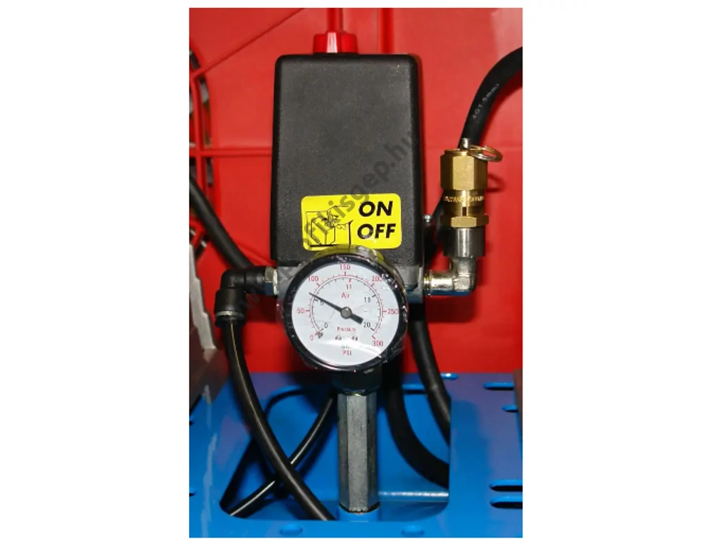 Güde 635/10/90 PRO olajkenésű kompresszor, 480l/perc 10bar tartály 100L, 400V 3000W, kéthengeres