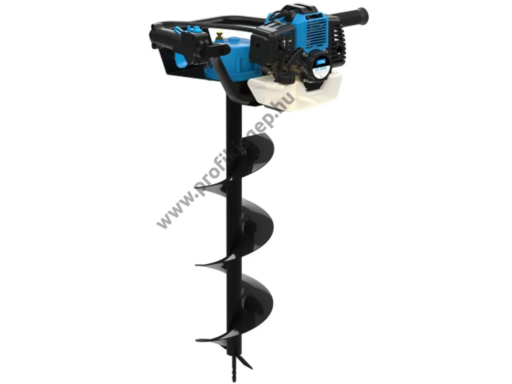 Güde GE 2200 benzinmotoros földfúró, gödörfúró, 52,0cm3, 3.0Le, 100mm, 150mm, 200mm fúrószárral