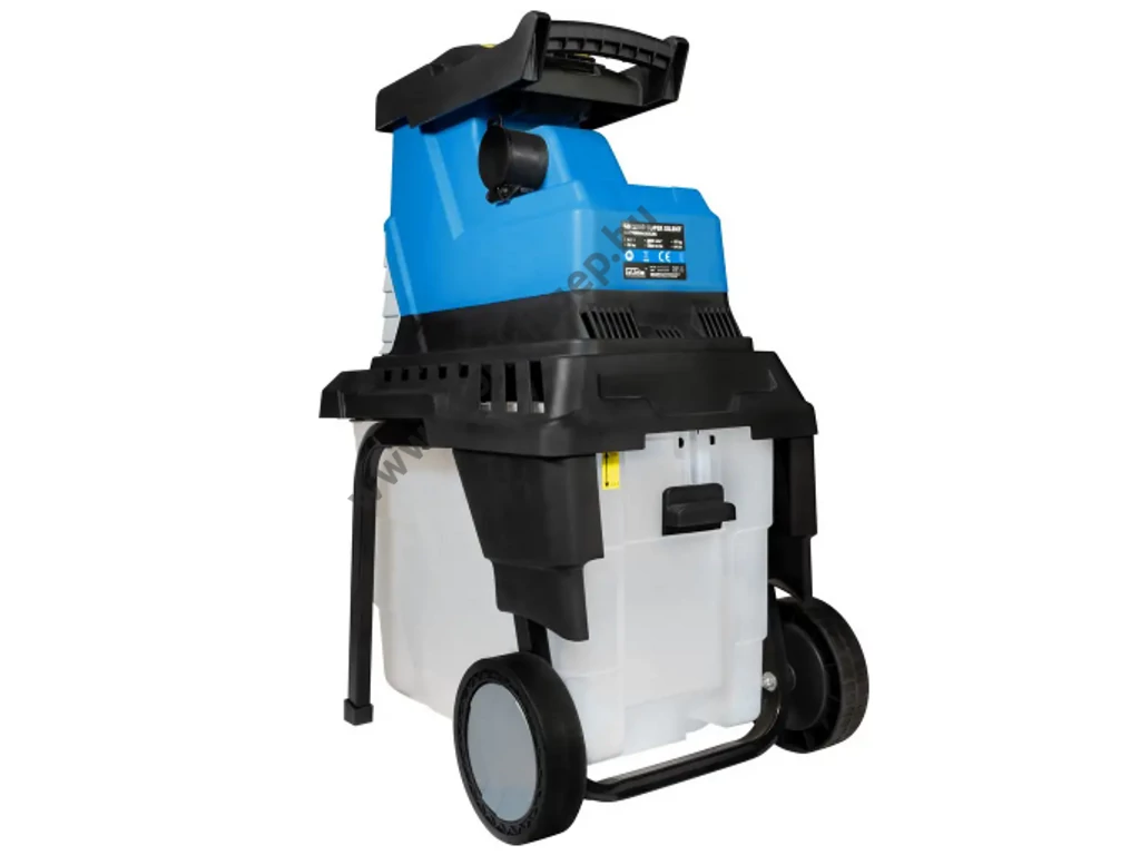 Güde GH2800 SUPER SILENT Elektromos ágaprító, komposztáló, Maróhengeres, 2800W, ágátmérő: 4,5 cm, gyűjtődoboz