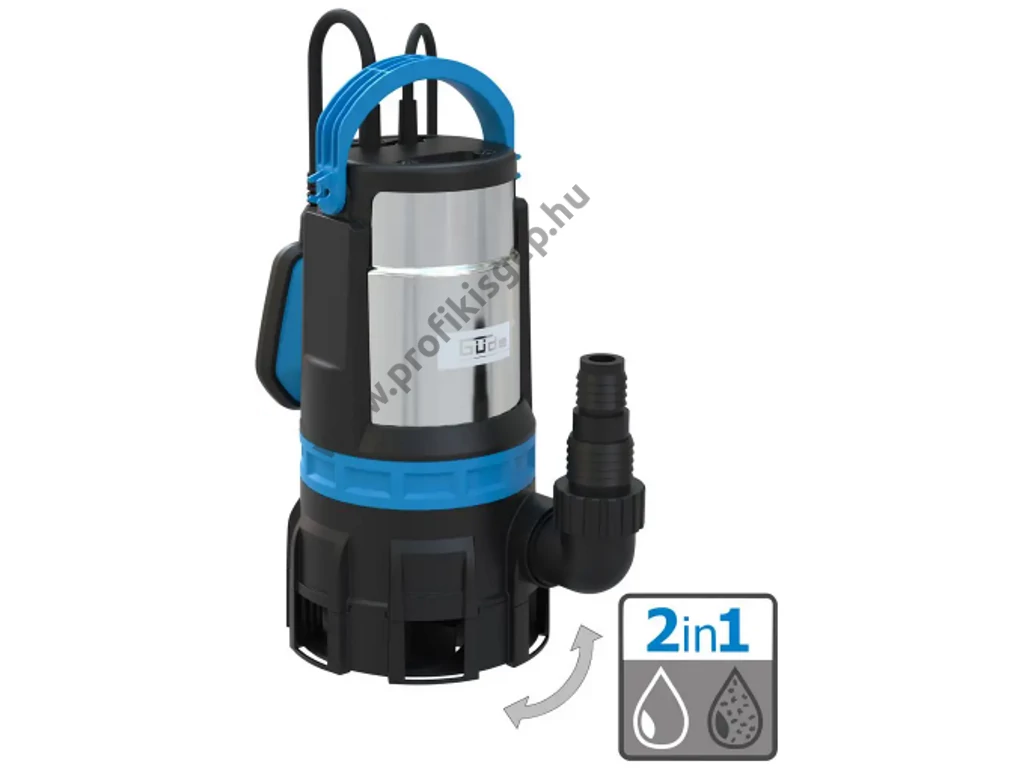 Güde GS 750.1 elektromos merűlő szivattyú, búvárszivattyú, 750W, 16500l, tisztavíz