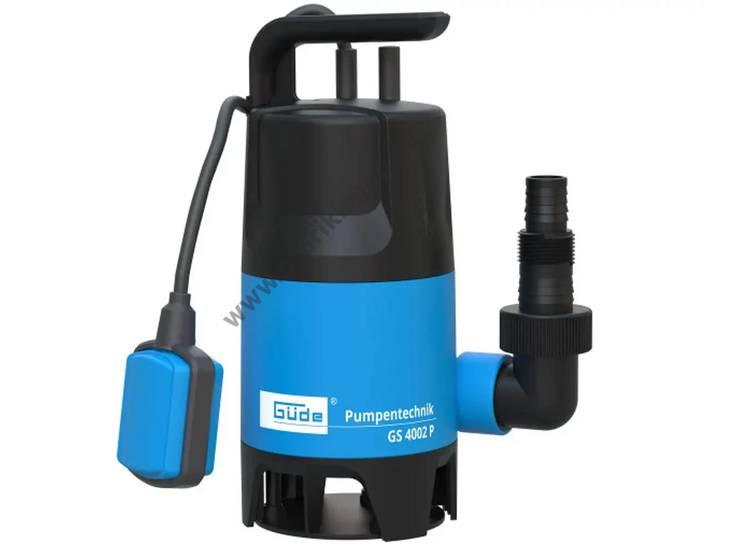 Güde GS 4002 P elektromos merűlő szivattyú, búvárszivattyú, 400W, 7500l, szennyezettvíz,