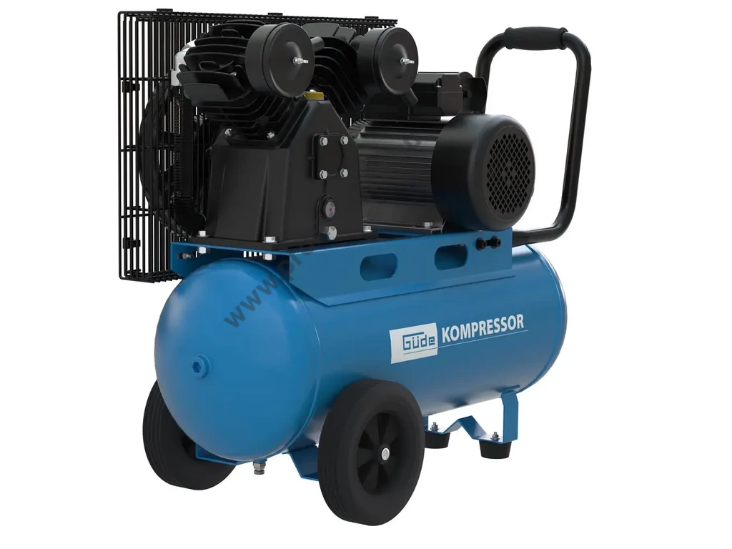 Güde 415/10/50 olajkenésű kompresszor, 2 henger 435l/perc 10bar tartály 50L, 230V 2200W