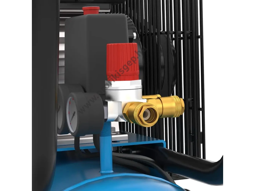 Güde 415/10/50 olajkenésű kompresszor, 2 henger 435l/perc 10bar tartály 50L, 230V 2200W