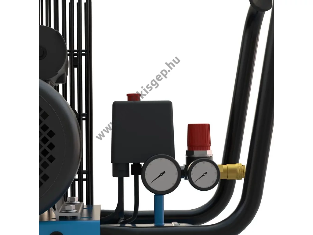 Güde 415/10/50 olajkenésű kompresszor, 2 henger 435l/perc 10bar tartály 50L, 230V 2200W