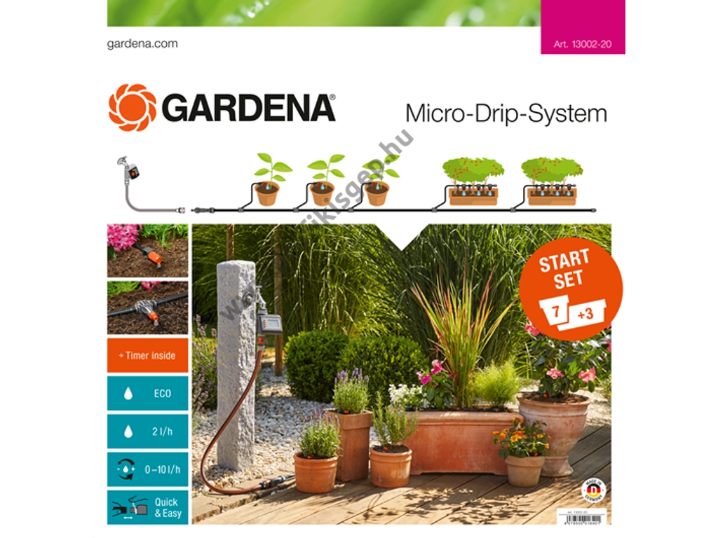 Gardena MD  indulókészlet cserepes növényekhez M méret automatic - 13002-20