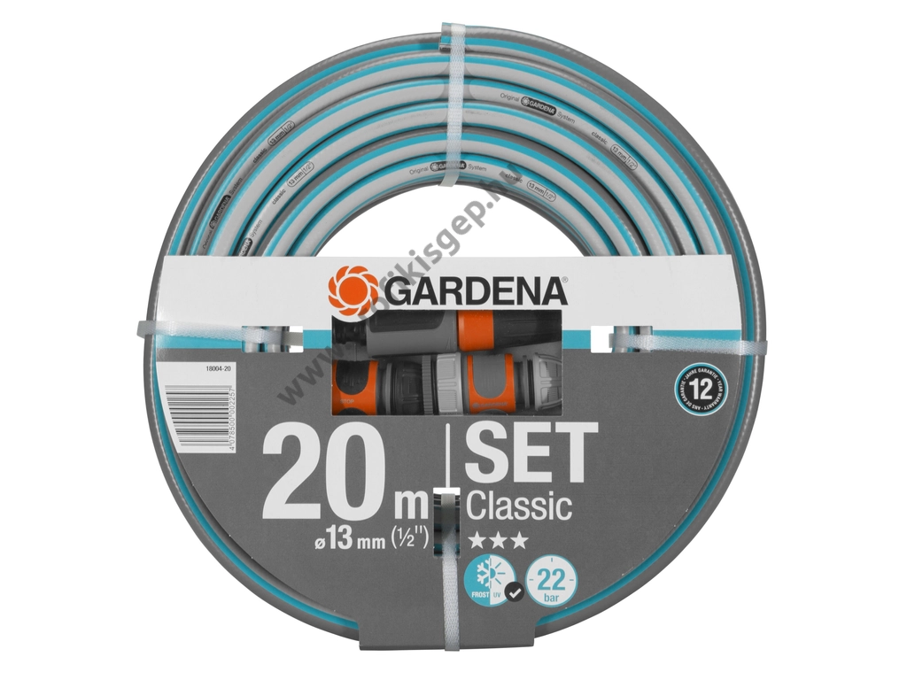 Gardena Classic tömlő (1/2") 20 m, rendszerelemekkel