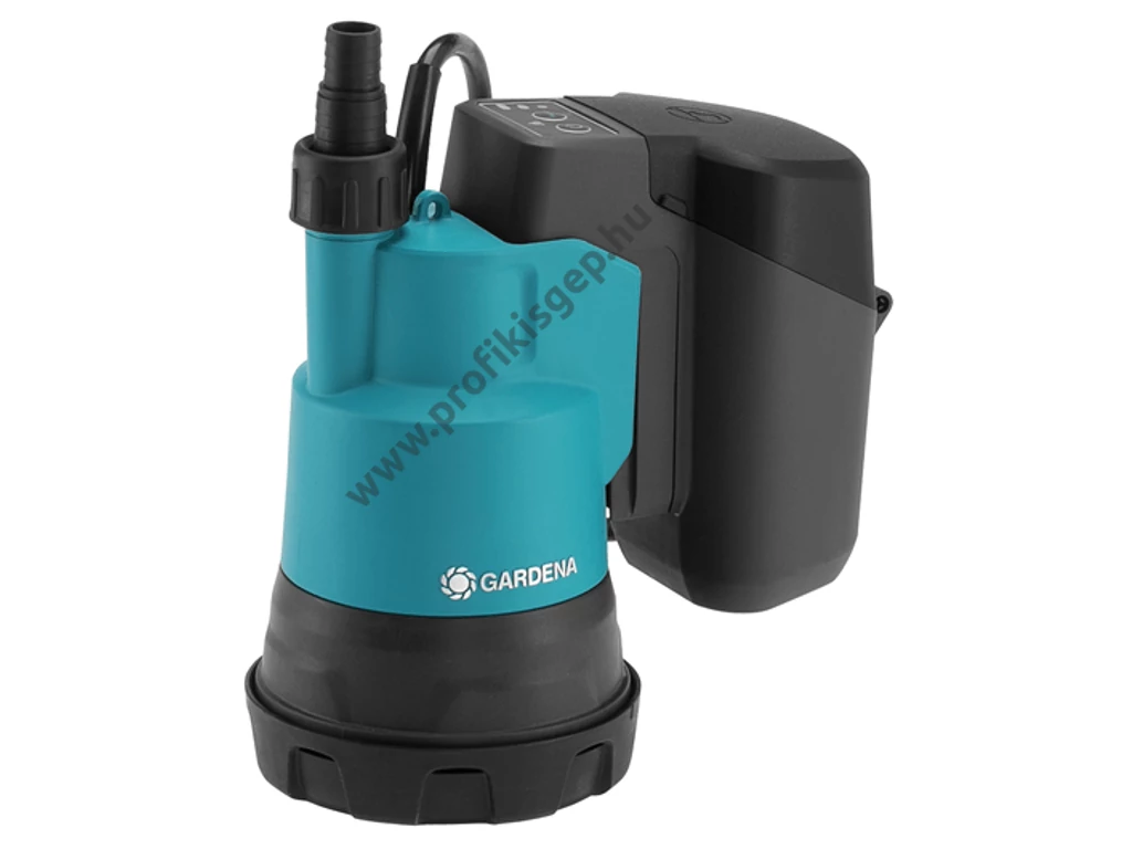 Gardena Akkumulátoros merülőszivattyú tiszta vízhez 2000/2 18V P4A akkumulátorral - 14600-20