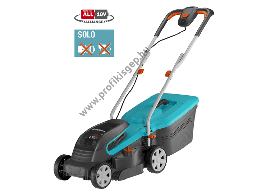 Gardena PowerMax™ 32/36V P4A fűnyíró akkumulátor nélkül - 14621-55