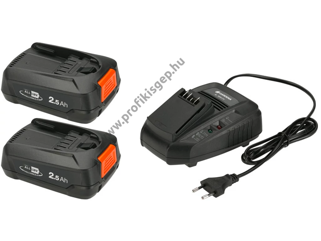 Gardena Akkumulátor készlet P4A 2 x 18V/45 + AL 1830 CV - 14907-20