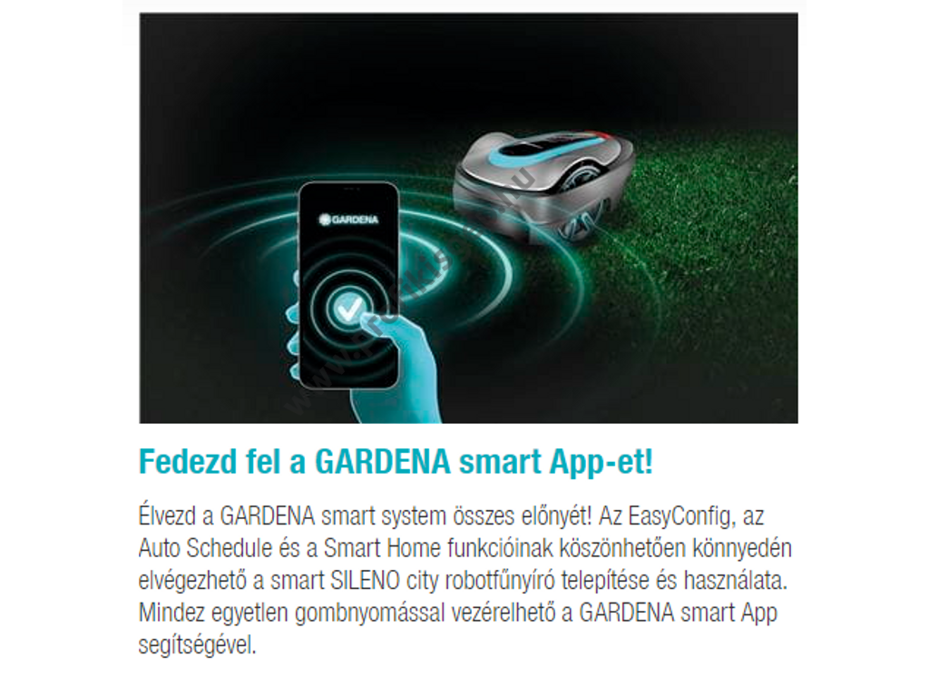 Gardena smart SILENO city 500 készlet