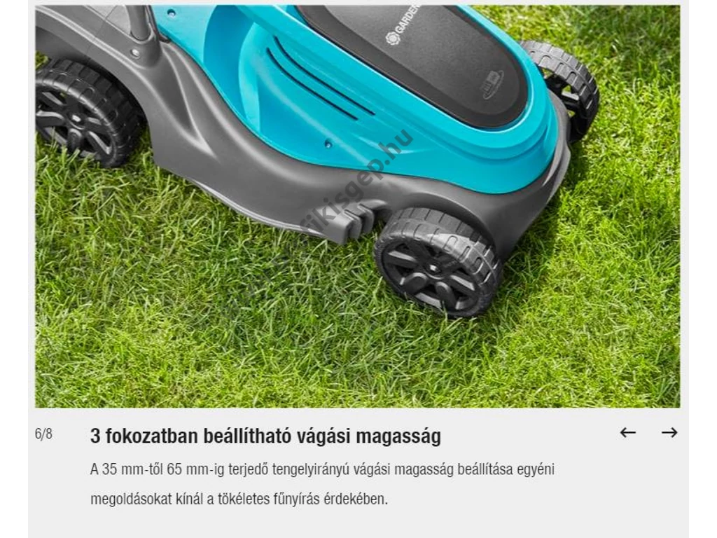 Gardena PowerMax 30/18V P4A akkumulátoros fűnyíró, 30 cm, 18V akku és töltő nélkül